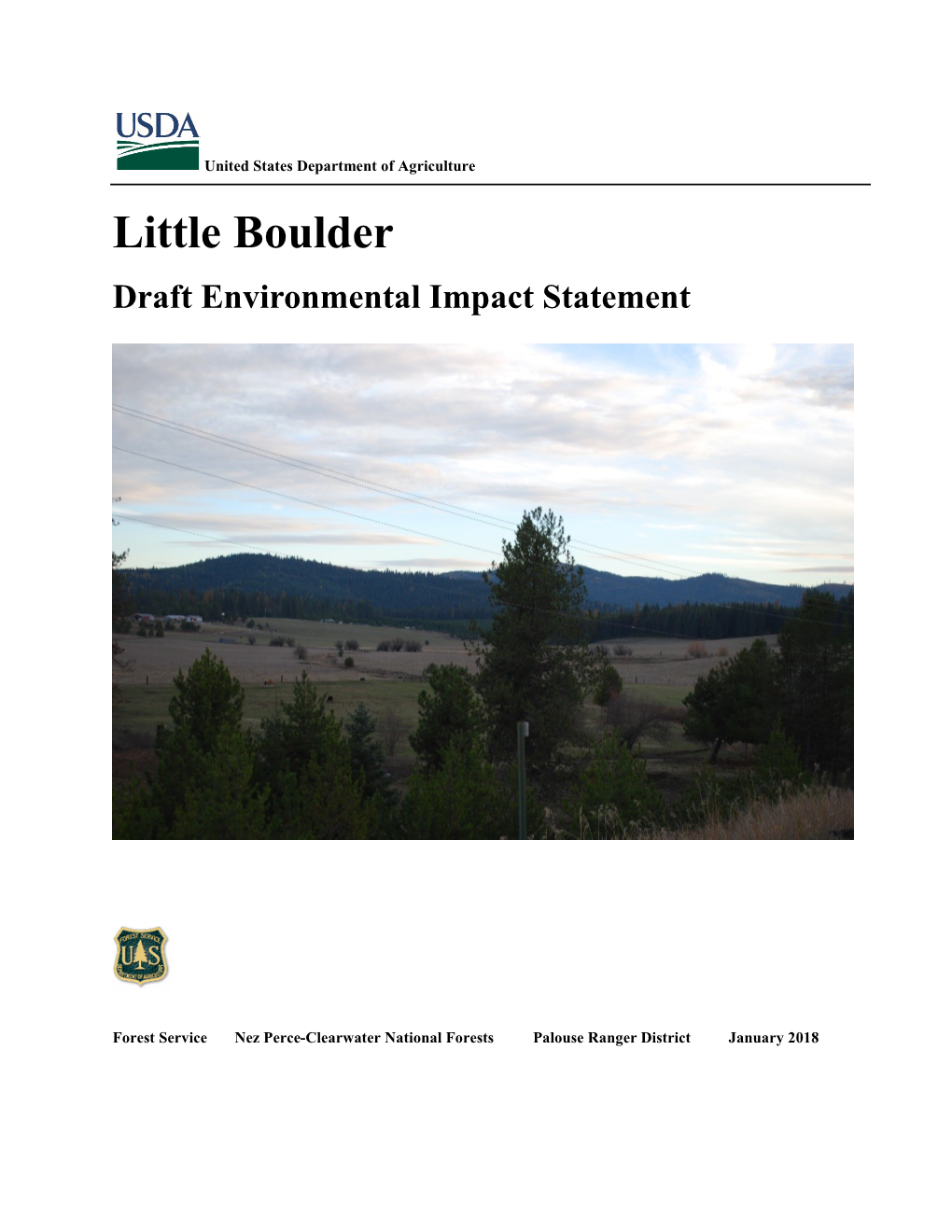 Little Boulder Draft Environmental Impact Statement