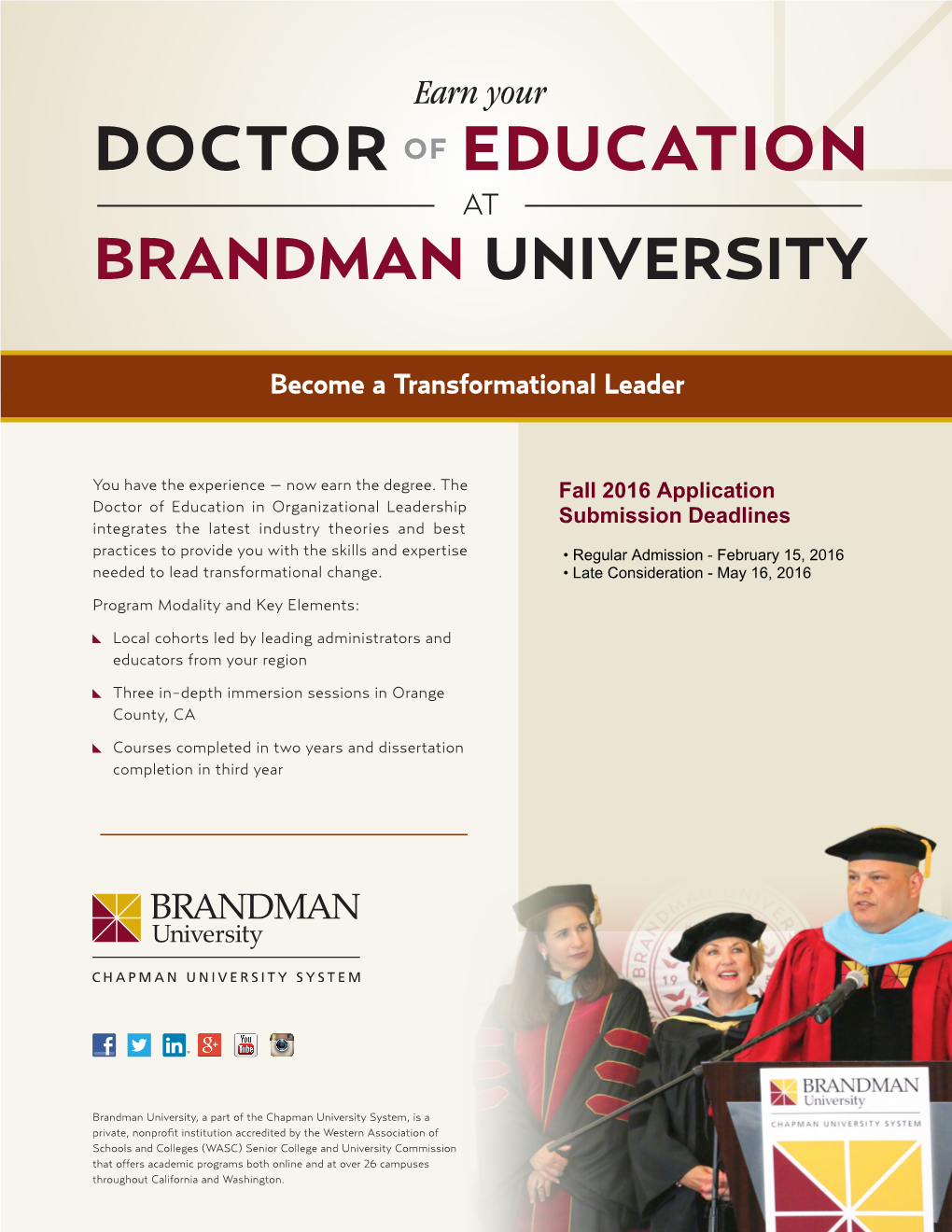 Doctor of Education at Brandman University