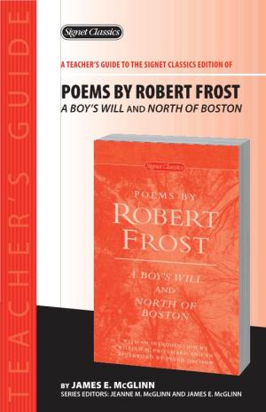 Poems by Robert Frost a Boy’S Will and North of Boston