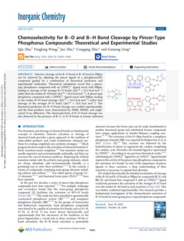 Chemoselectivity for B−O and B−H Bond Cleavage by Pincer-Type