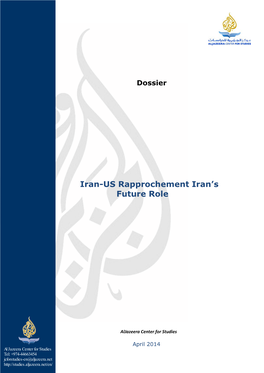 Iran-US Rapprochement Iran's Future Role