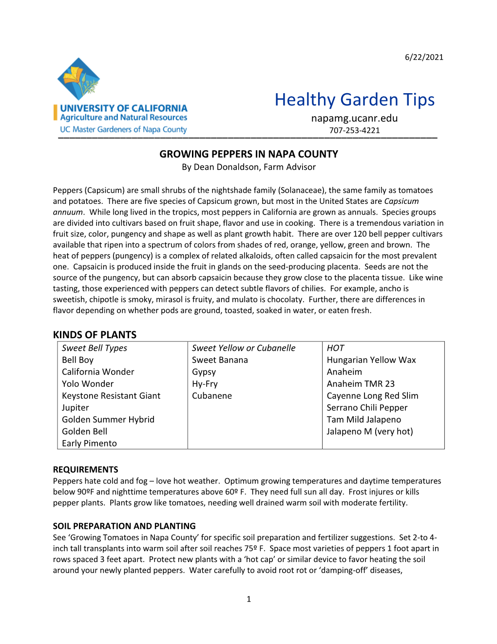 Healthy Garden Tips