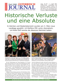 Historische Verluste Und Eine Absolute