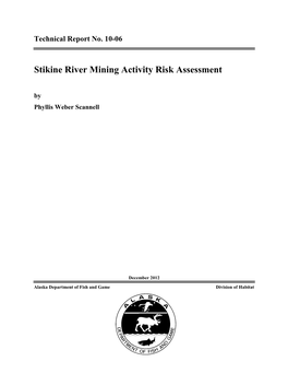 Stikine River Mining Activity Risk Assessment