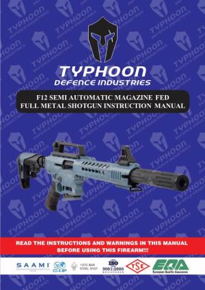 Typhoon F12 Owners Manual