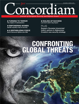 CONFRONTING GLOBAL THREATS TABLE of CONTENTS Features