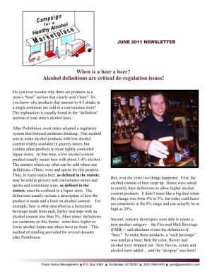June 2011 Newsletter