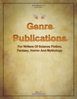 Genre Publication List