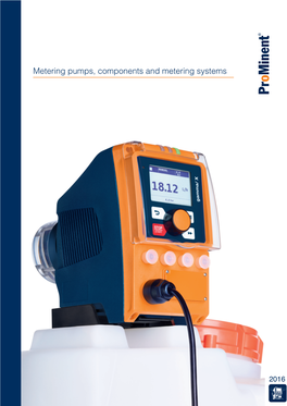 Metering Pumps, Components and Metering Systems 2016