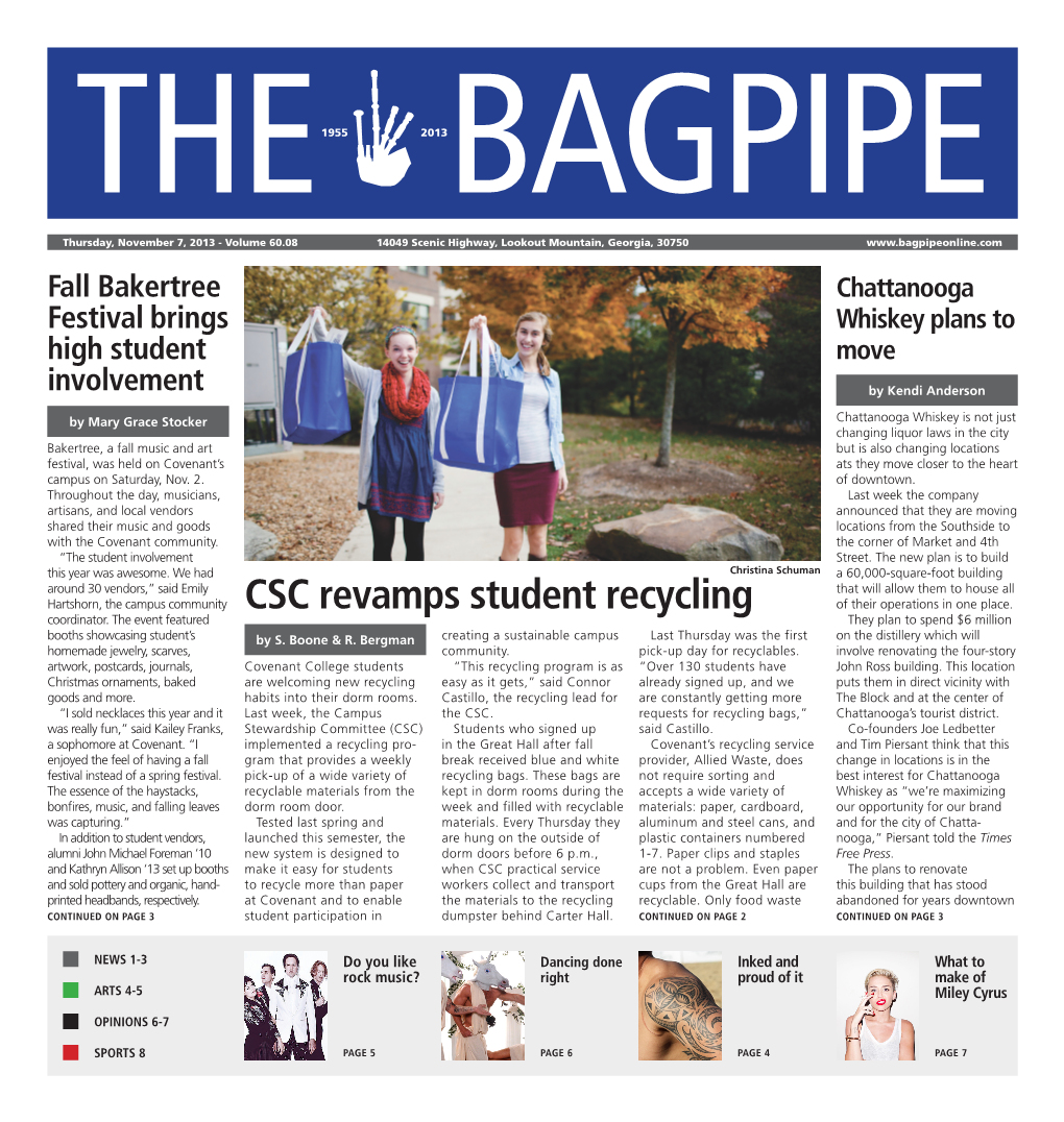 CSC Revamps Student Recycling of Their Operations in One Place