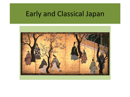 Early Medieval Japan