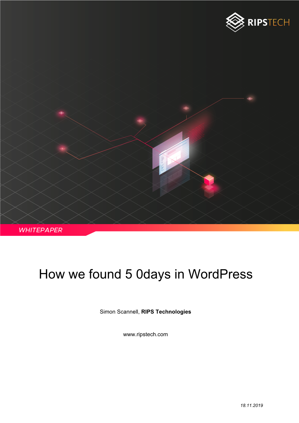 How We Found 5 0Days in Wordpress