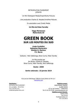 Green Book Sur Les Routes Du Sud