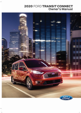 2020 FORD TRANSIT CONNECT Owner's Manual