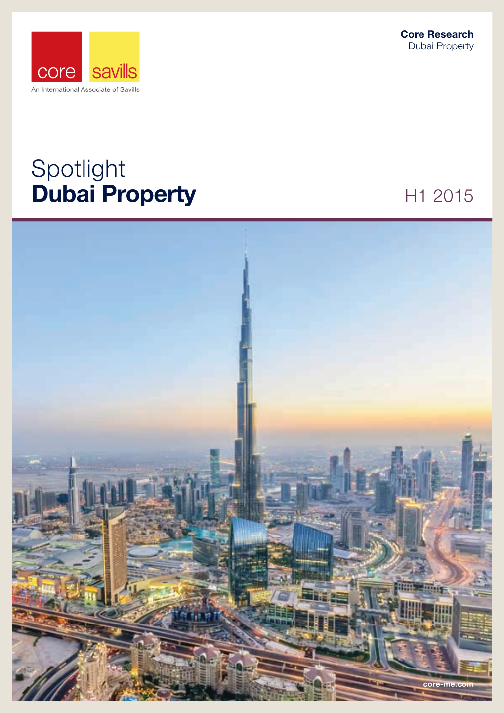 Spotlight Dubai Property H1 2015