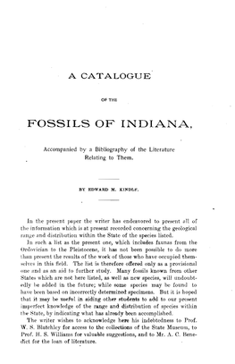 Fossils of Indiana