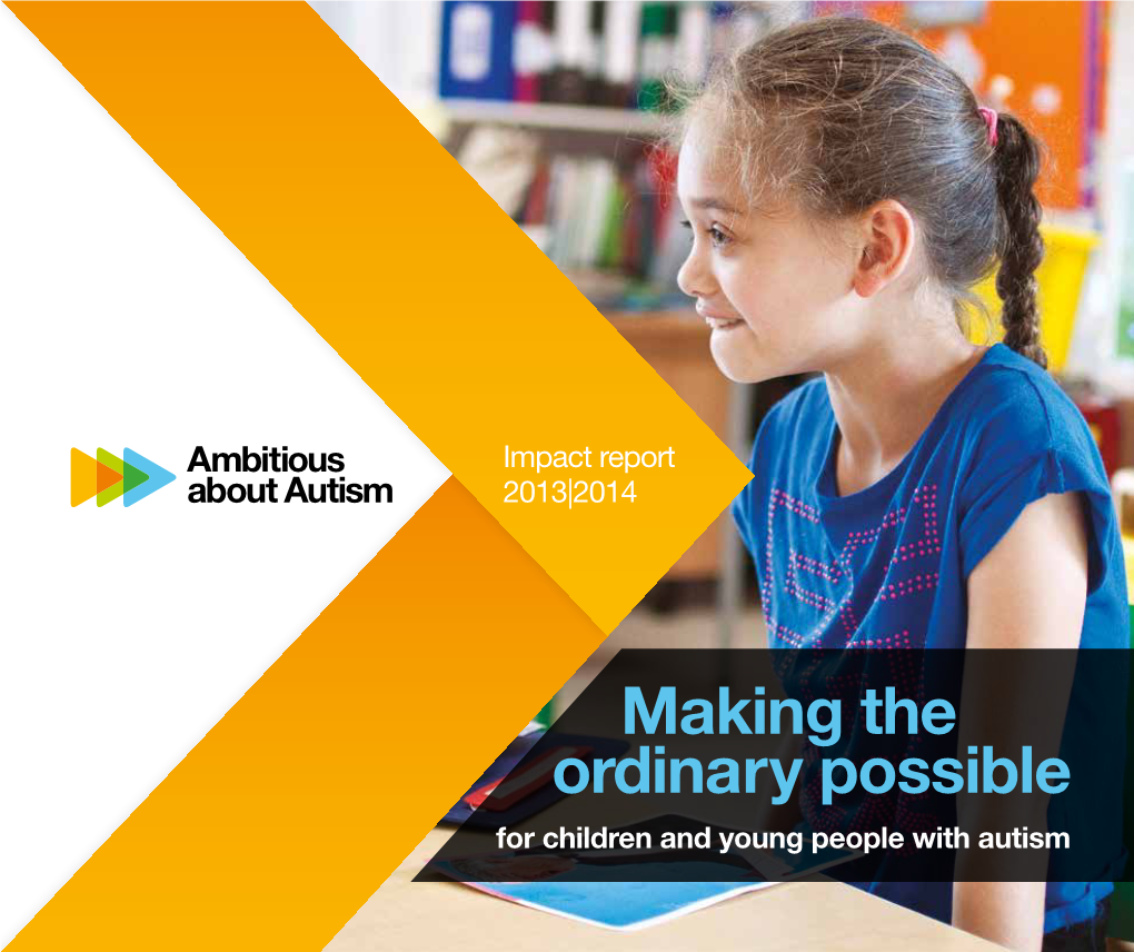 Making the Ordinary Possible for Children and Young People with Autism 02