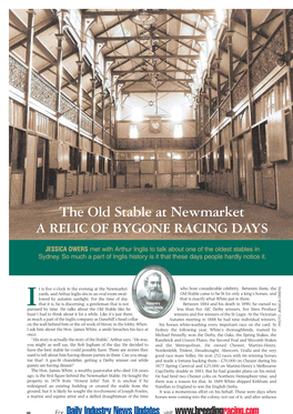 The Old Stable at Newmarket a RELIC of BYGONE RACING DAYS