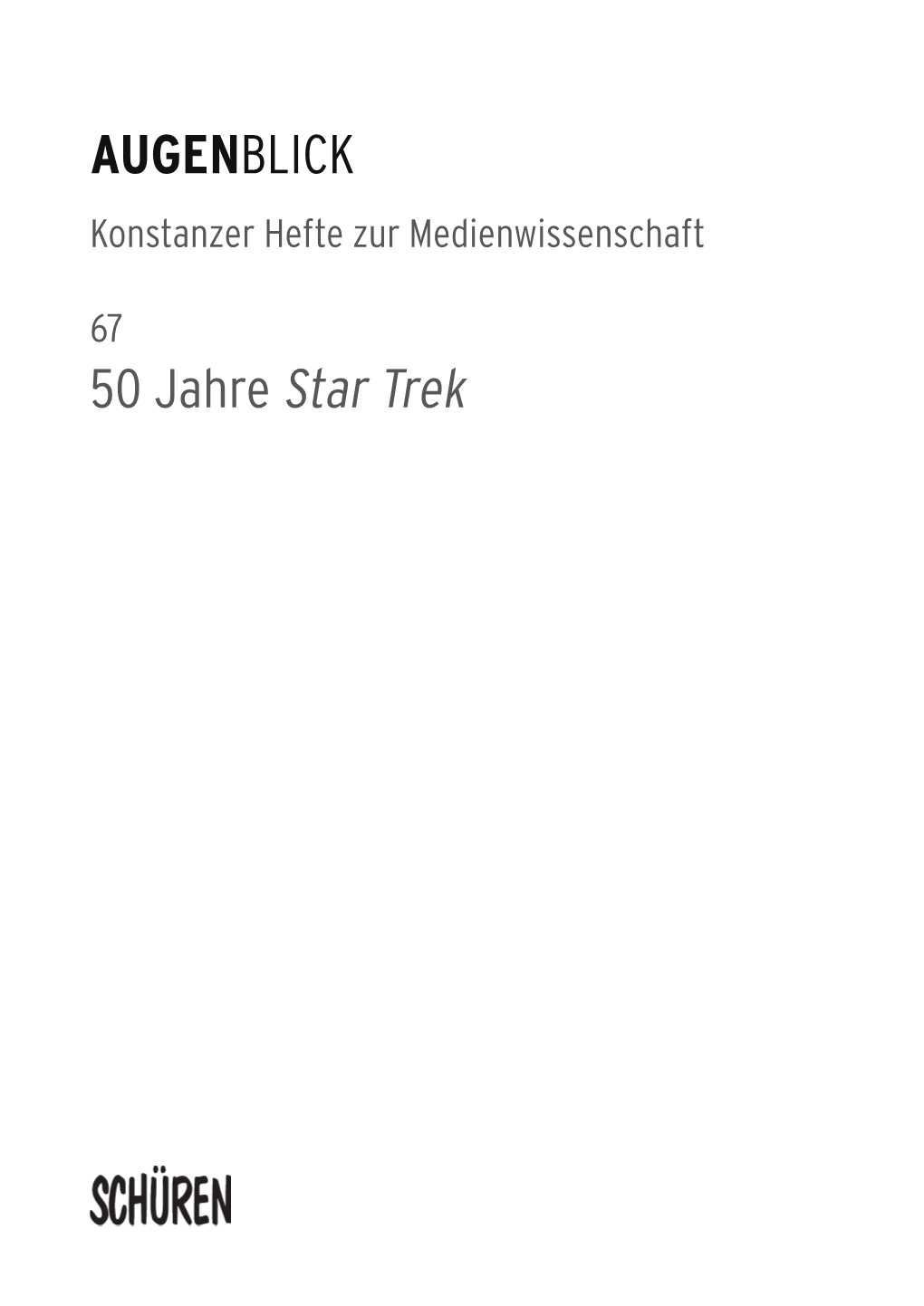 50 Jahre Star Trek