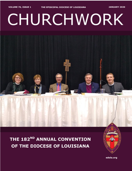 The 182Nd Annual Convention of the Diocese of Louisiana