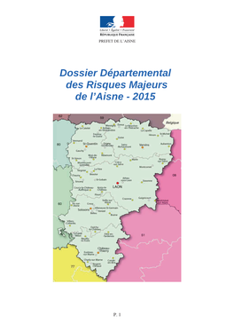 Dossier Départemental Des Risques Majeurs De L'aisne