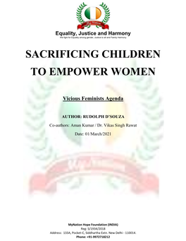 Sacrificing Children to Empower Women