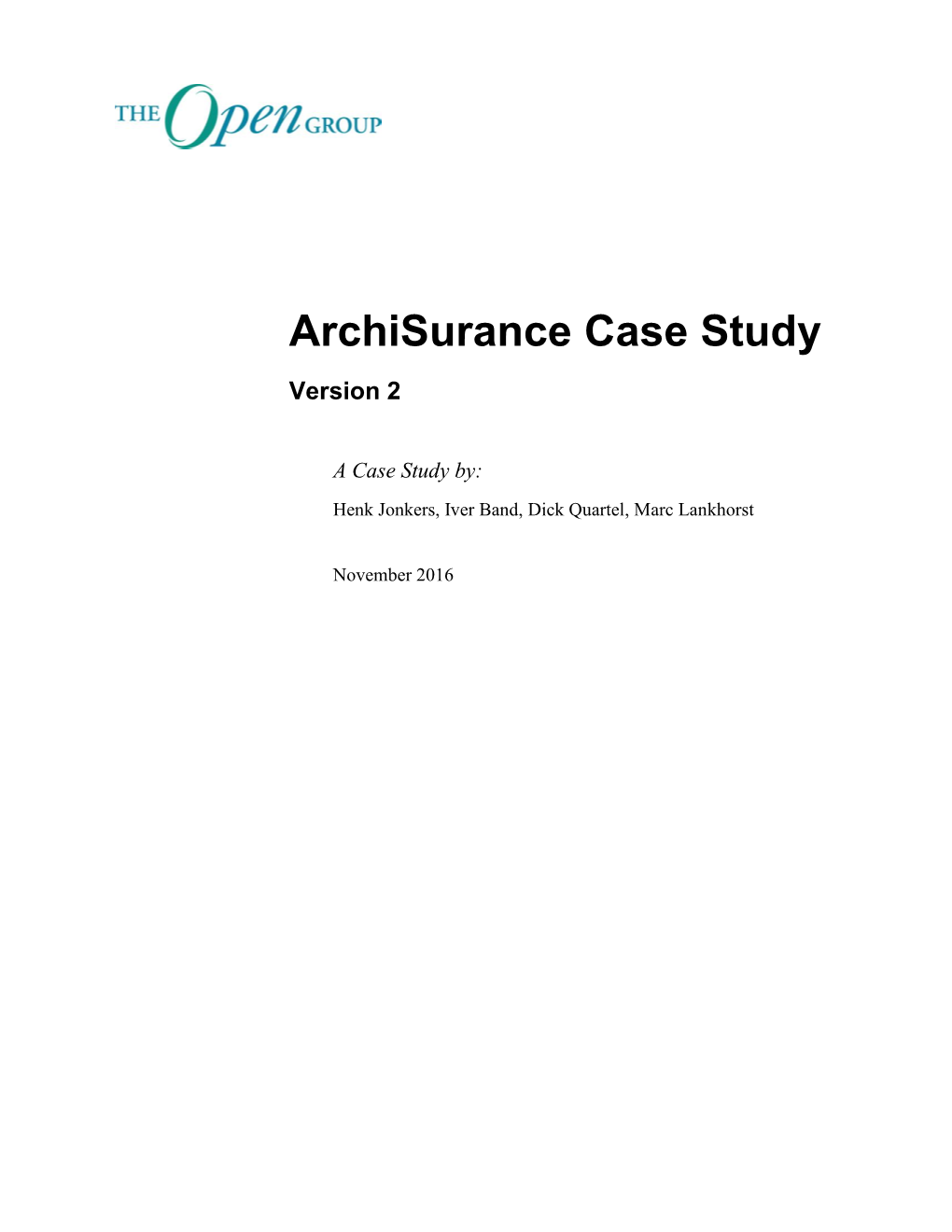 Archisurance Case Study Version 2