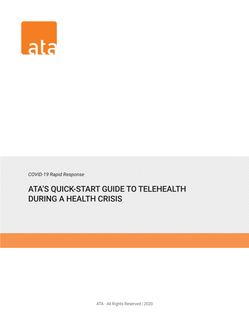 Ata's Quick-Start Guide to Telehealth During a Health