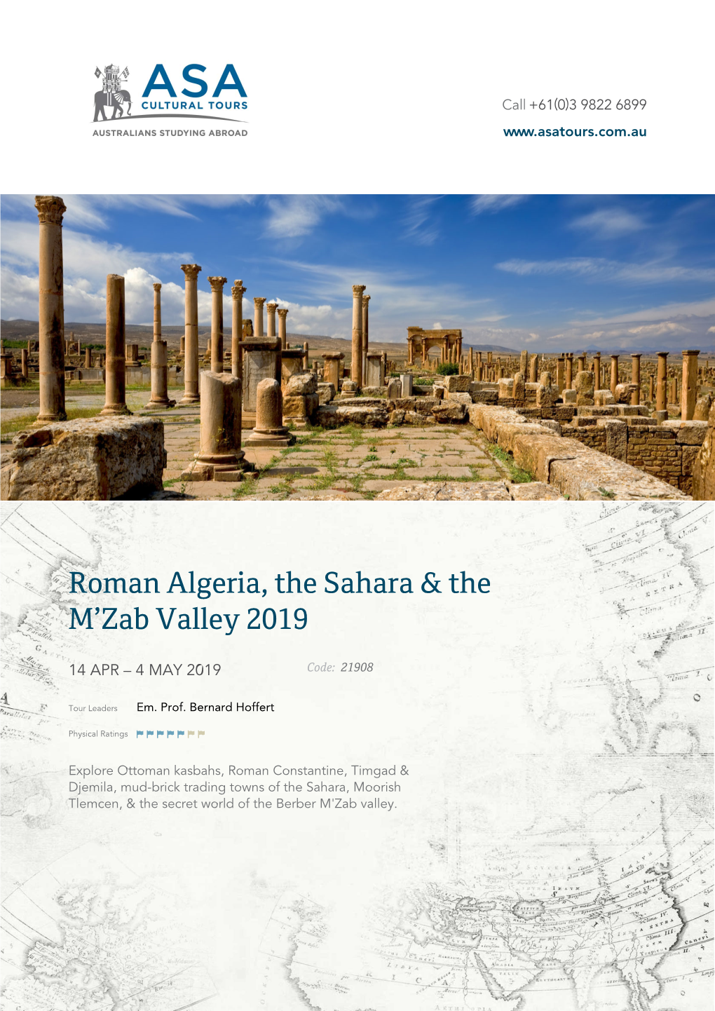 Roman Algeria, the Sahara & the M'zab Valley 2019