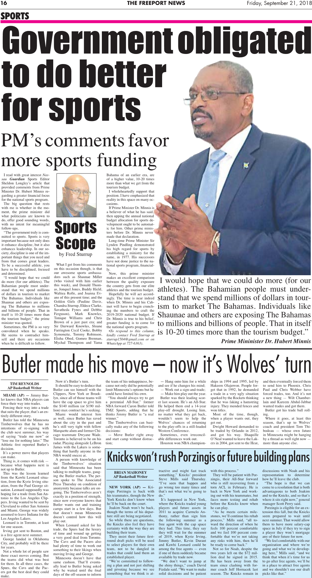 Butler Made His Move – Now It's Wolves' Turn