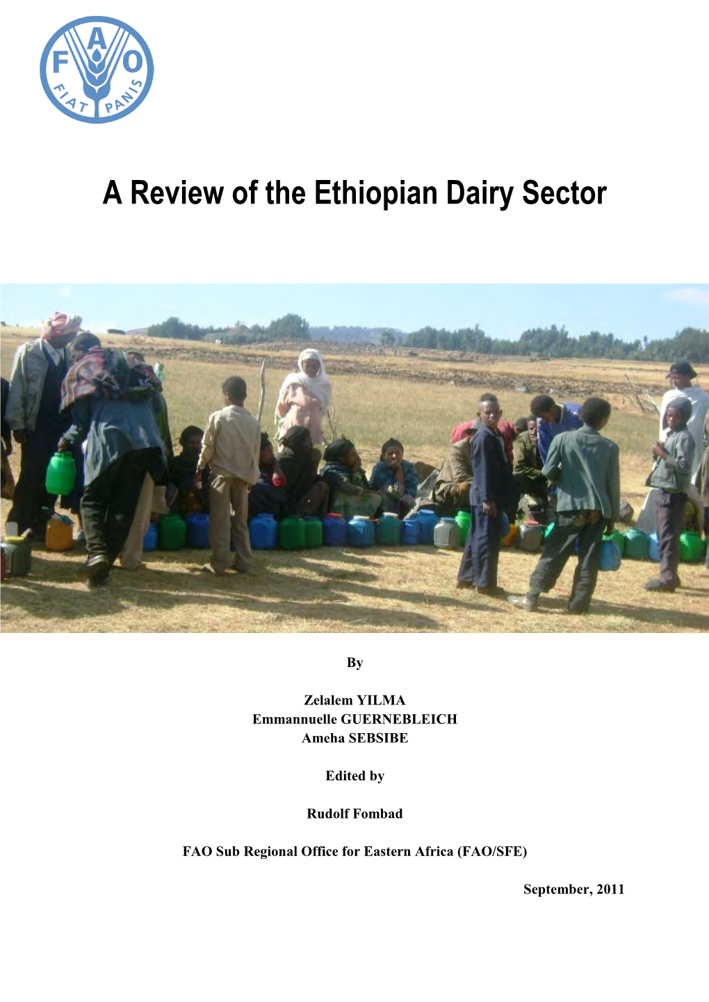 A Review of the Ethiopian Dairy Sector