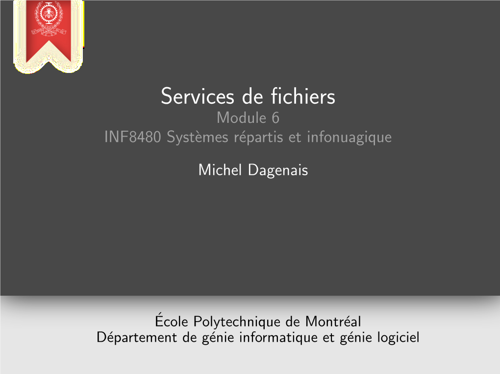 Services De Fichiers