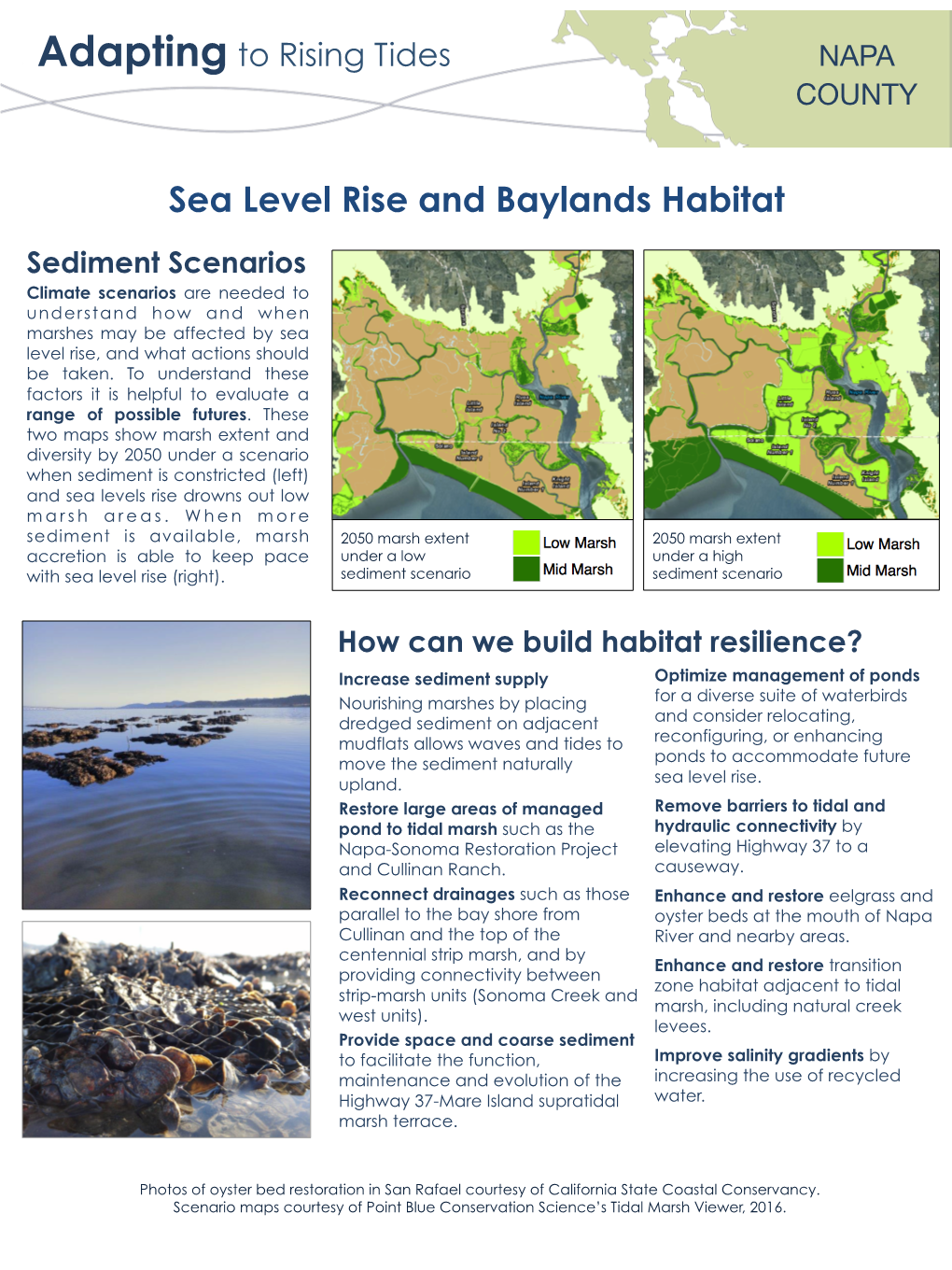 Increase Sediment Supply Nourishing Marshes by Placing Dredged