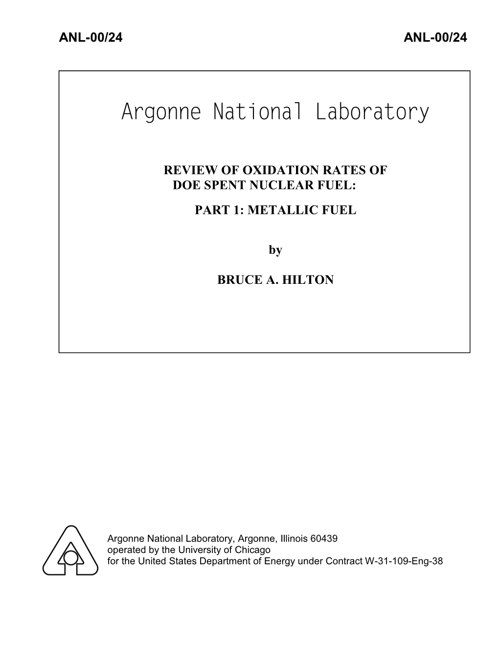 Nuclear Fuel: Part 1: Metallic Fuel