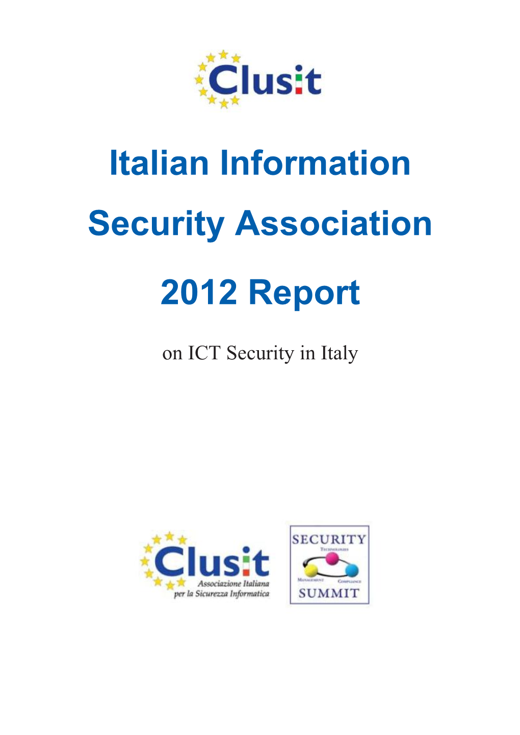 Italian Information Security Association 2012 Report