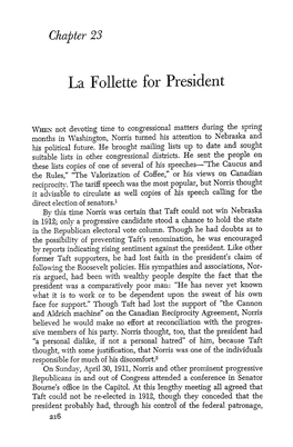 23 La Follette for President