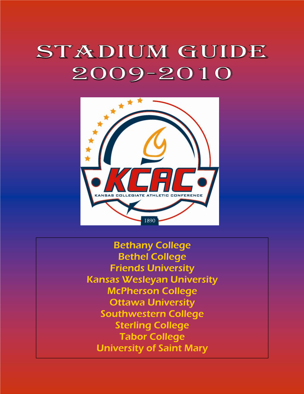 KCAC Stadium Guide
