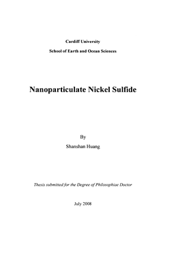 Nickel Sulfide