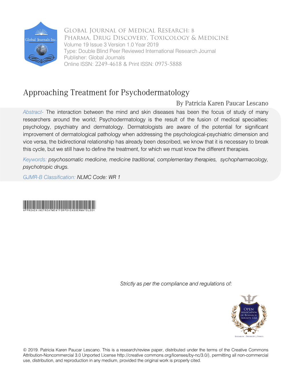 Approaching Treatment for Psychodermatology