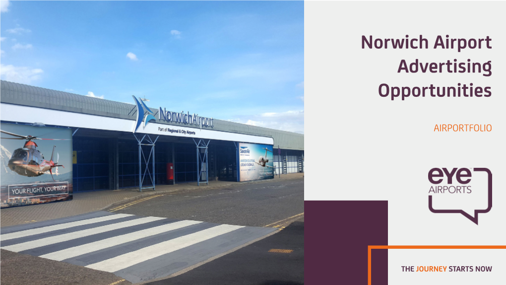 Norwich Airport Advertising Opportunities