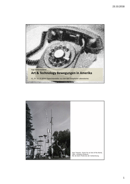 Experimentelles Aus Den Bell Telephone Laboratories