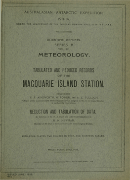 Macouarie Island Station