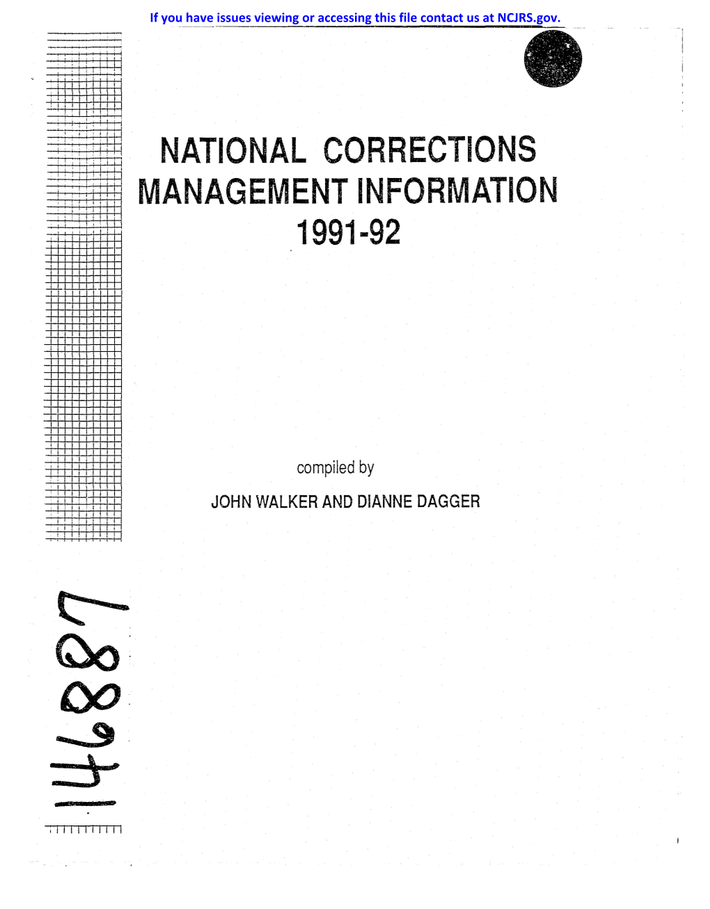 National Corrections Management Information