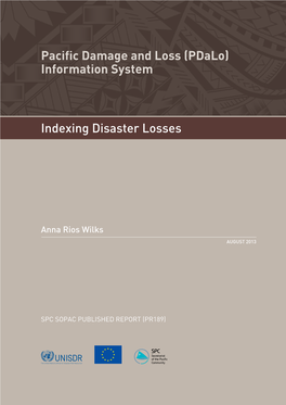 (Pdalo) Information System Indexing Disaster Losses