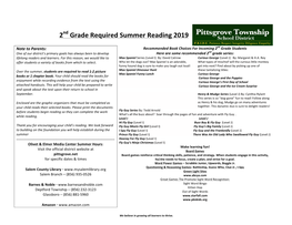 Olivet 2Nd Grade Summer Reading Program-3