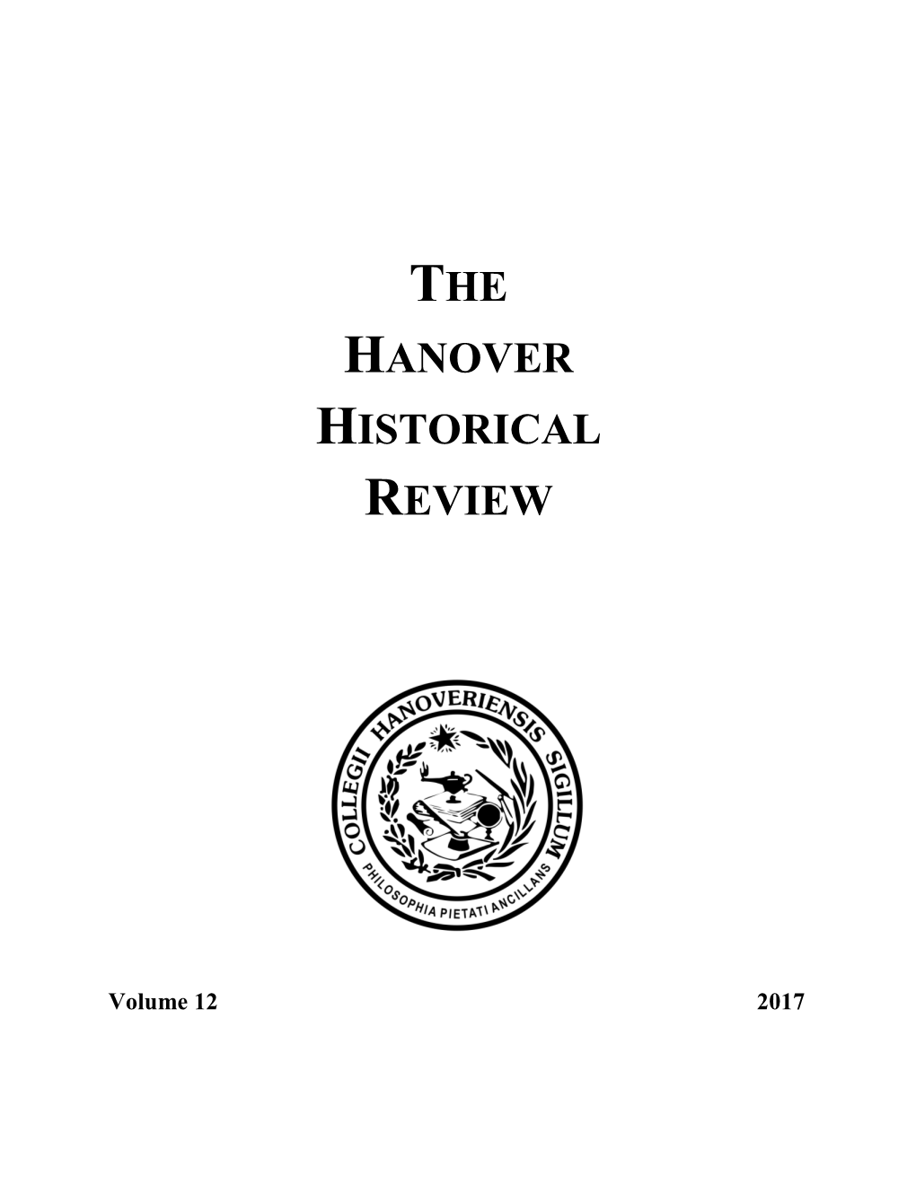 The Hanover Historical Review