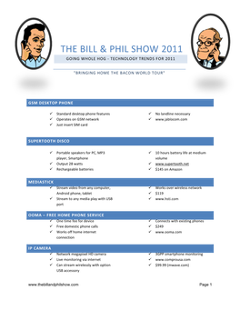 The Bill & Phil Show 2011
