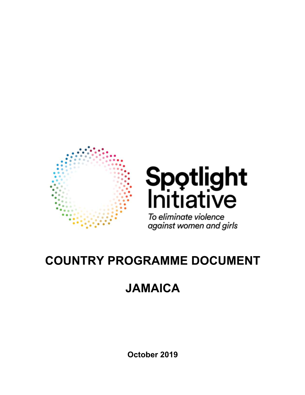 Country Programme Document Jamaica