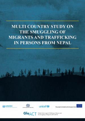 UNODC Multi-Country Study on Trafficking in Persons and Smuggling of Migrants from Nepal