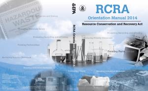 RCRA Orientation Manual: Table of Contents and Foreword